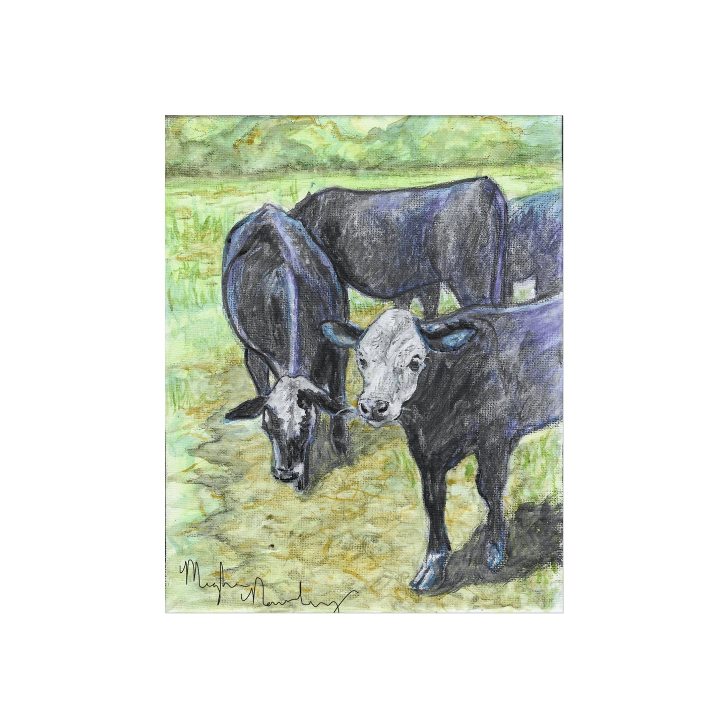 "Angie's Cows" Print